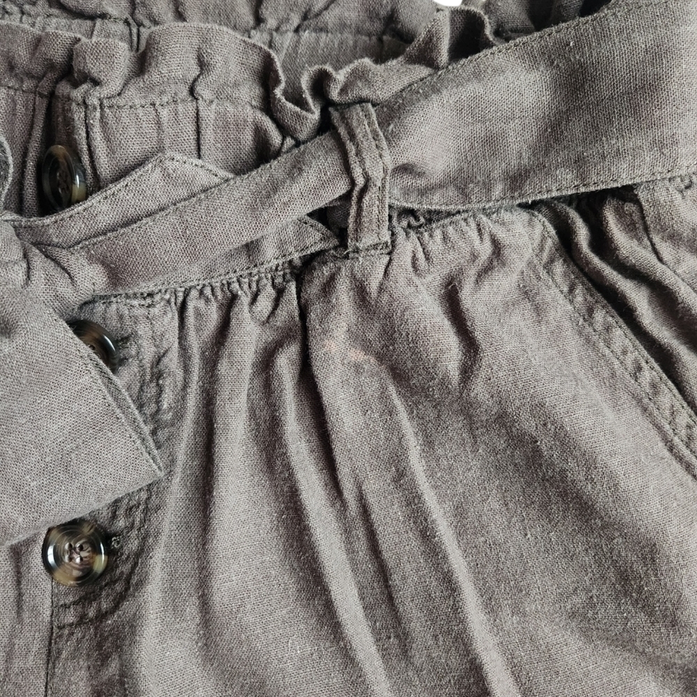 High waisted front tie shorts - Picture 5 of 5